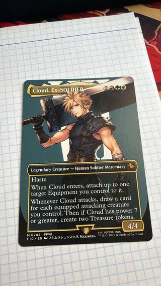Magic TCG Carta Cloud, Ex-Soldier FFVII