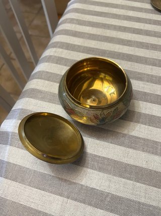 Lote de piezas de latón decorativas