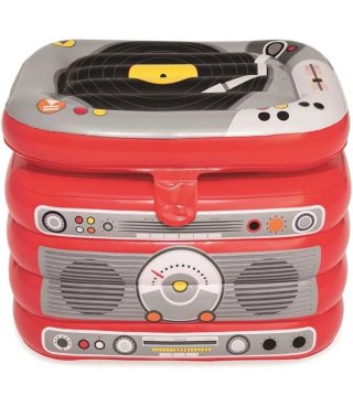 BESTWAY 43184 Nevera Hinchable Flotante Tocadiscos