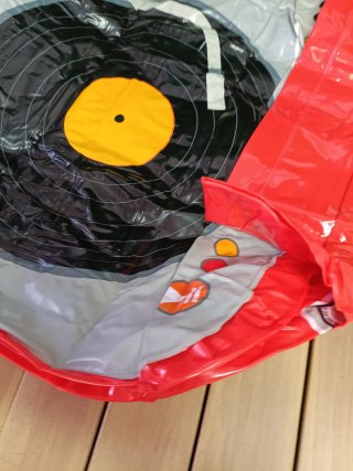 BESTWAY 43184 Nevera Hinchable Flotante Tocadiscos