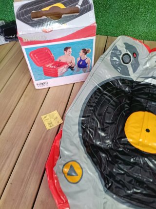 BESTWAY 43184 Nevera Hinchable Flotante Tocadiscos