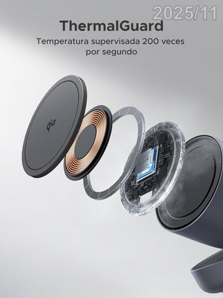 UGREEN Cargador Inalambrico 15W MagSafe Zapix 2en1