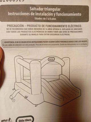 Castillo Hinchable Little TikesSaltador Hinchable