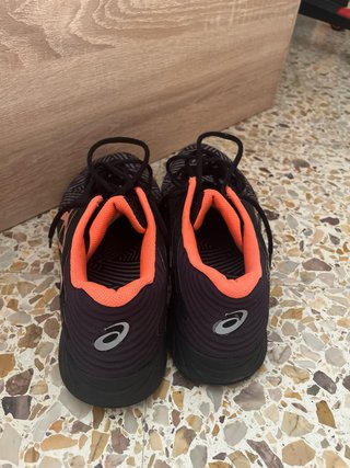 Zapatillas Asics FuzeX Negro Naranja