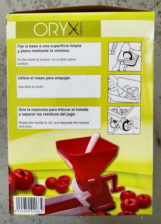 Máquina Tomatera ORYX Exprimidor Tomate