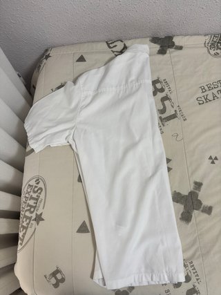 Camisa Bershka Blanca Manga Corta Talla M