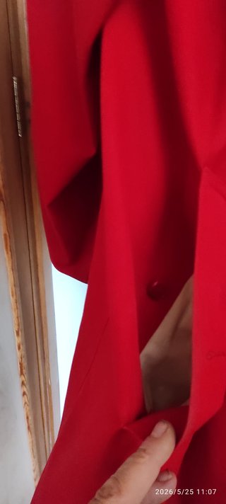 Gabardina Burberrys Vintage Roja - Made in England
