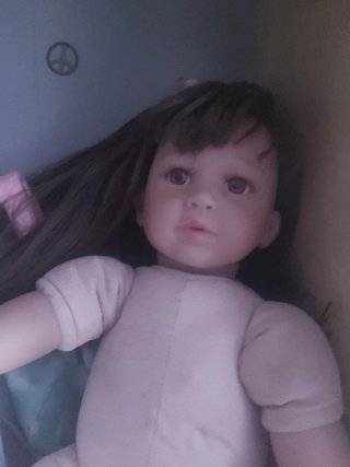 Muñeca realista pelo largo