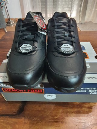 Skechers Work:(SK77156EC) para Hombre No45