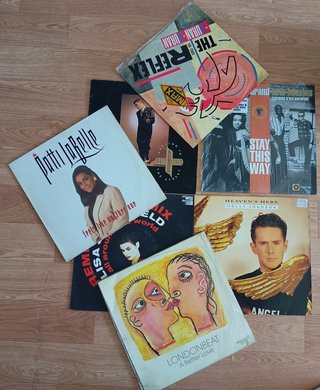 Lote 7 Vinilos Maxis Pop Dance Soul 80s 90s