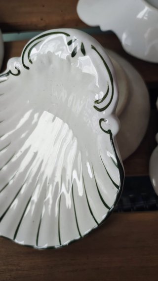 5 Raviere Richard Ginori decoro verde