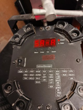 Luz discoteca Martin SCX 700