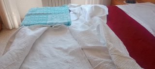 3 Colchas Cama 135x180 cm de algodon
