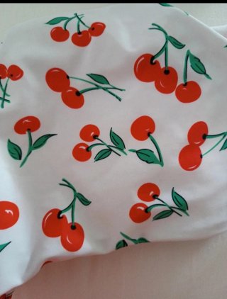 Bikini Lycra Estampado Cerezas