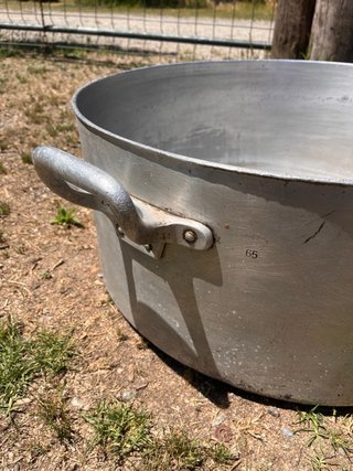 Olla industrial perol inoxidable grande
