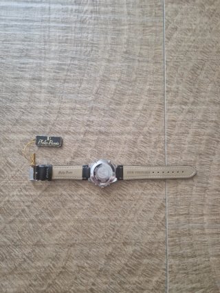 Reloj Philip Persio Negro Nuevo con Etiqueta