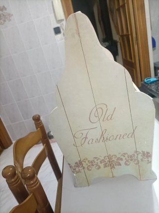 Revistero vintage madera