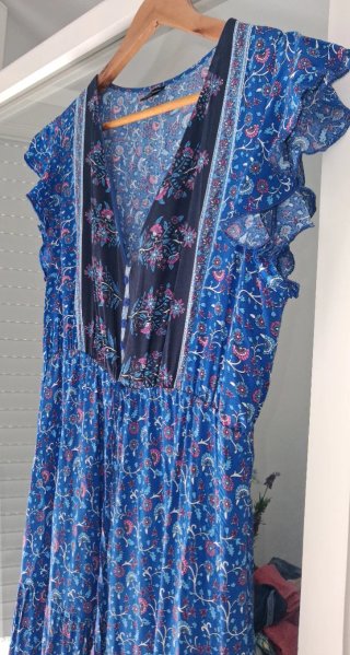 Vestido SHEIN Azul y Morado Talla XL