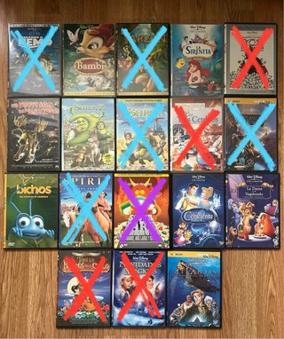 Películas Infantiles DVD (Español)