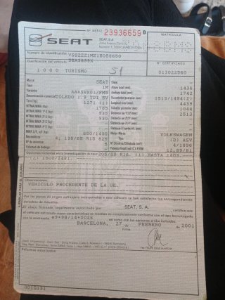 SEAT Toledo 2001