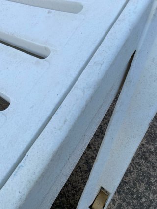 Amache da piscina bianche in plastica