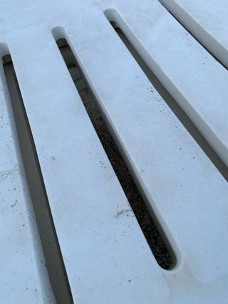 Amache da piscina bianche in plastica