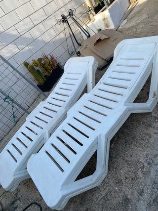 Amache da piscina bianche in plastica
