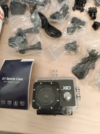 Cámara Deportiva CBX 1080p + Accesorios