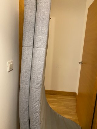 Cama apilable pino 80x200 con 2 colchones