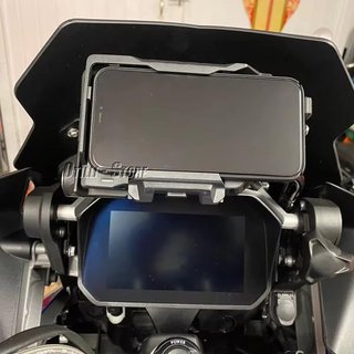 Soporte teléfono moto carga rápida BMW