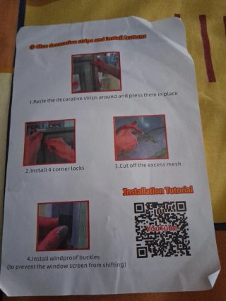 Kit para montar mosquitera