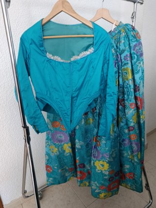 Traje de Fallera Azul
