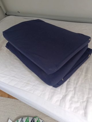 Colchón Cuna Viaje Azul