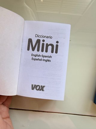 Diccionario Mini English-Spanish / Español-Inglés