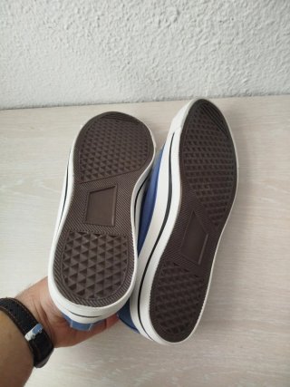Zapatillas Tex Azul Talla 41 Estilo Converse