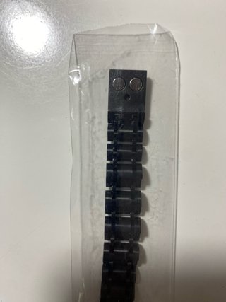 Pulsera Hugo Boss Negra y Plateada