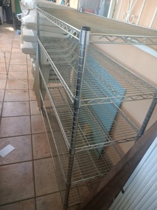 Estantería Metálica Cromada