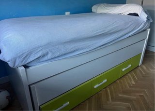 Cama nido infantil blanca