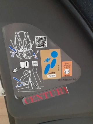 Silla coche contramarcha Klippan