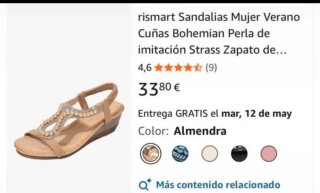 Zapatos : Sandalias Cuñas Mujer Talla 42