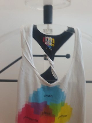 Camiseta Talla M Algodón Multicolor