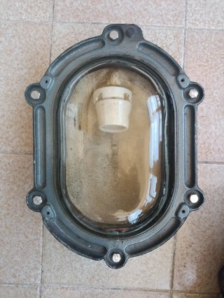 Faro Antiexplosión Metálico y Cristal