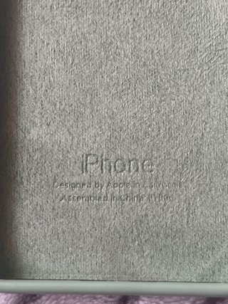 Funda Silicona iPhone 13 Verde Menta