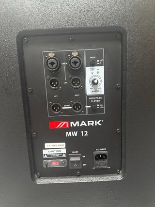 Subgrave Mark Activo 12 Negro. 350 RMS