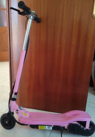 Patinete Eléctrico Infantil Rosa