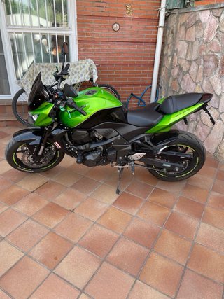 Kawasaki Z750 ABS Verde y Negra