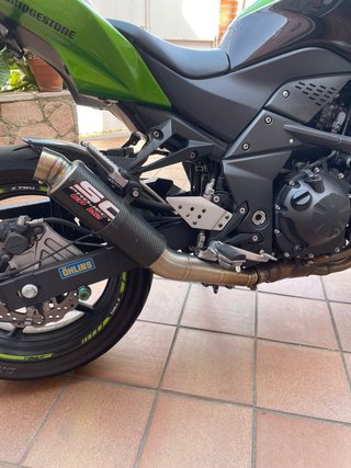Kawasaki Z750 ABS Verde y Negra