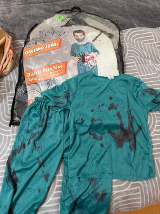 Disfraz Niño Cirujano Zombi Talla 3-4