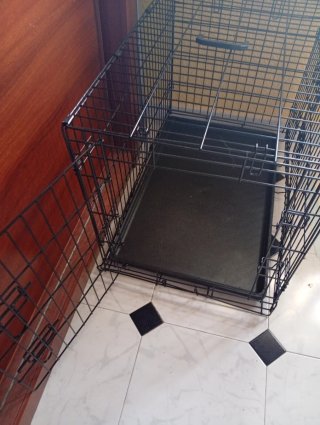 Jaula para perros negra