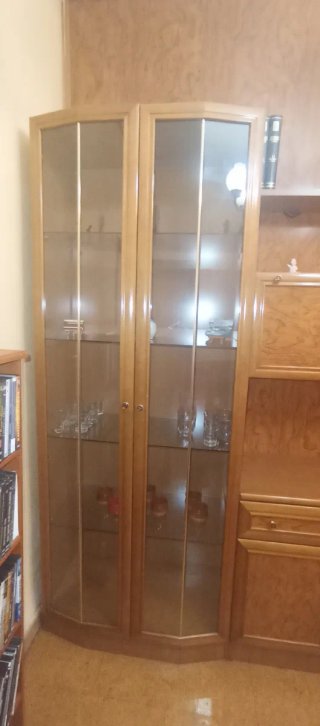 Mueble de salón modular madera